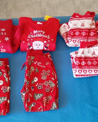 pigiami di natale vestiti di natale bimbo anni 5 6
