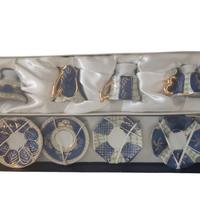 set vintage tazzine caffè da collezione 