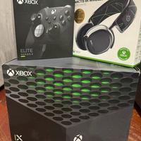 Xbox serie x 1tb cuffie steel series arctis 9x