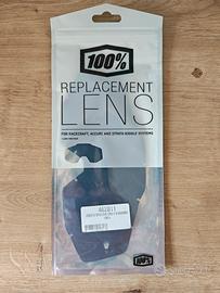 Lente 100% blu per Maschere 100% enduro motard 