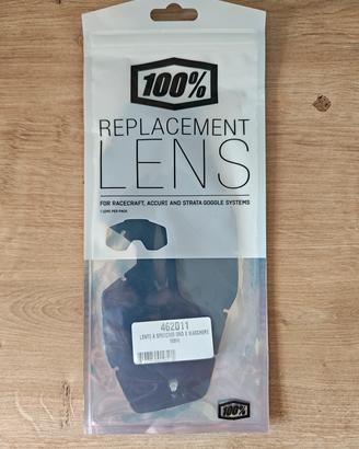 Lente 100% blu per Maschere 100% enduro motard 