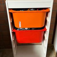 Mobile Ikea con 3 cesti