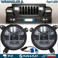 FARI Full LED Per JEEP WRANGLER JL 6500K Omologato