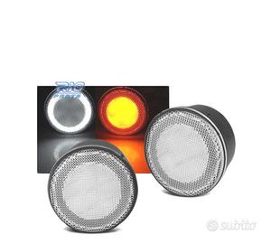 FRECCIE ANTERIORI JEEP WRANGLER JK 07-18 LED BIANC