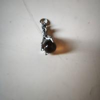 Artiglio di drago vintage con pietra ambrata