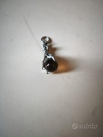 Artiglio di drago vintage con pietra ambrata