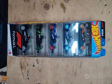 hot wheels set 5 pezzi f1