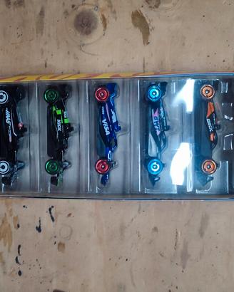 hot wheels set 5 pezzi f1