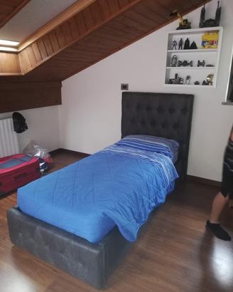 Letto singolo contenitore