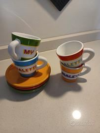 4 Tazze caffè Bialetti