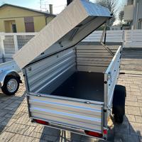 Raffinato carrello con doppia sponda e coperchio