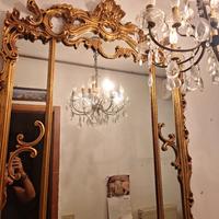 consolle foglia oro 