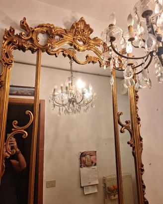 consolle foglia oro originale