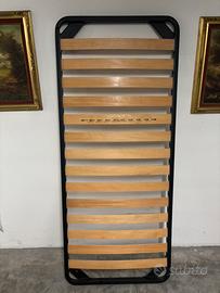 Rete letto singolo 80x190 completa di gambe