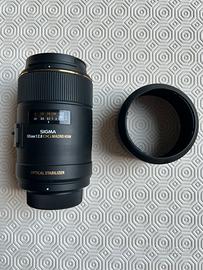 Sigma 105mm f2.8 MACRO DG HSM per Nikon F
