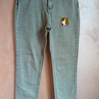 Jeans verde chiaro