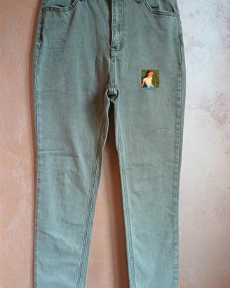 Jeans verde chiaro