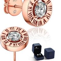 Orecchini MomentWish con moissanite, argento 925