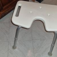 sedia alluminio doccia disabili anziani