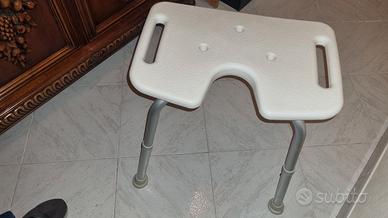 sedia alluminio doccia disabili anziani