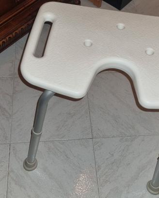 sedia alluminio doccia disabili anziani