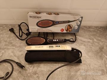 Piastra e spazzola elettriche