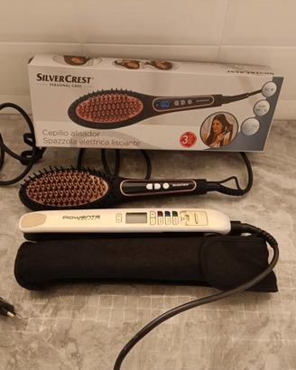 Piastra e spazzola elettriche