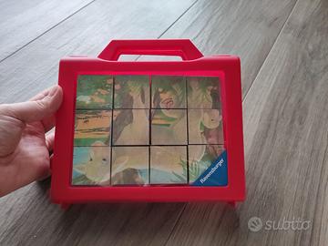 Ravensburger puzzle animali cubi 12 pezzi