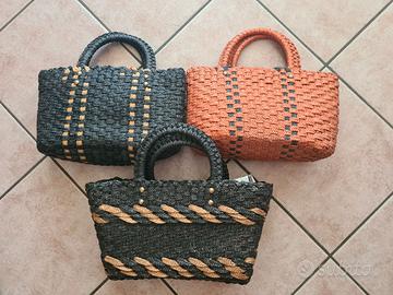borse in paglia artigianali