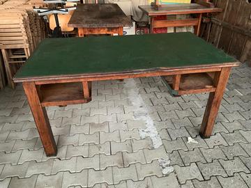 Tavolo banco industriale vintage '50