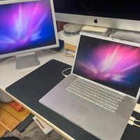 MacBook Pro 17” e Cinema Display 23”