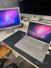 MacBook Pro 17” e Cinema Display 23”