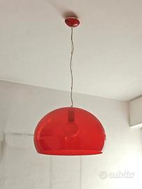 Lampadario Kartell Fly Rosso