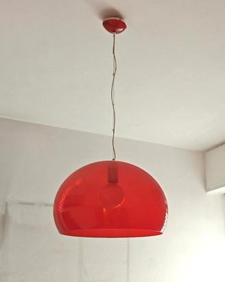 Lampadario Kartell Fly Rosso