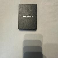 Portafoglio moero carbon zip blue