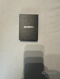 Portafoglio moero carbon zip blue