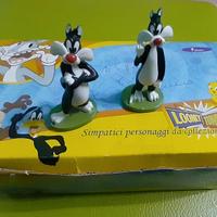 Set di 2 Gatto Silvestro Looney Tunes - Paben