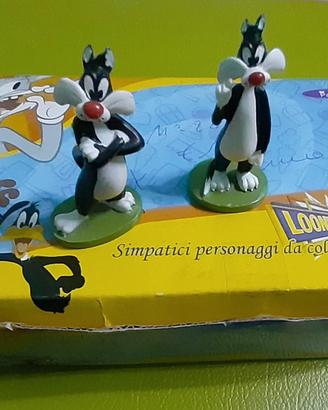 Set di 2 Gatto Silvestro Looney Tunes - Paben