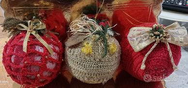 palle di natale fatte a mano