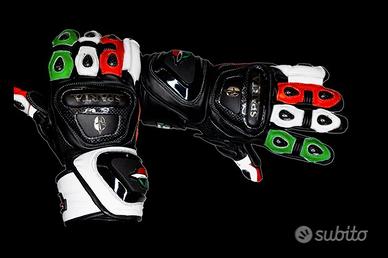 Guanti moto sparta shirin tricolore