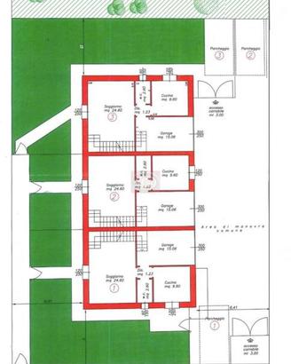 Villa di 140 m² con 4 locali e box auto a Cesena