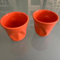 Tazzine in porcellana della linea "Froissés"