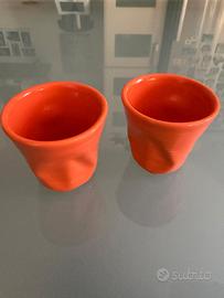 Tazzine in porcellana della linea "Froissés"