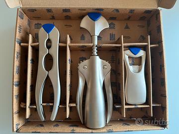 Set schiaccianoci, stappa bottiglie e levatappi