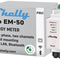 Shelly Pro EM 50A, Contatore di energia Wi-Fi e Bl