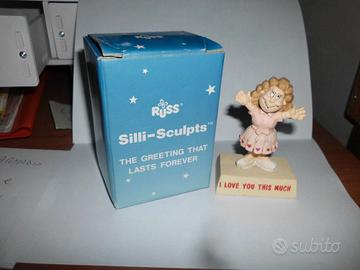 RUSS SILLI SCULPTS STATUINA FIGURE  I LOVE YOU