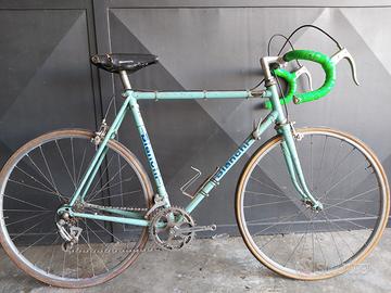 Bici corsa d'epoca bimbo bianchi