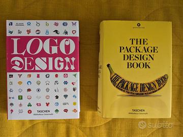 Lotto 2 libri Taschen – Logo e Package Design