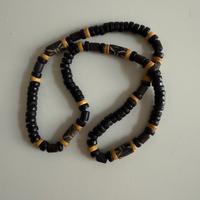 Collana in legno estiva uomo