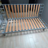 Divano letto con doghe in legno misure 200X140